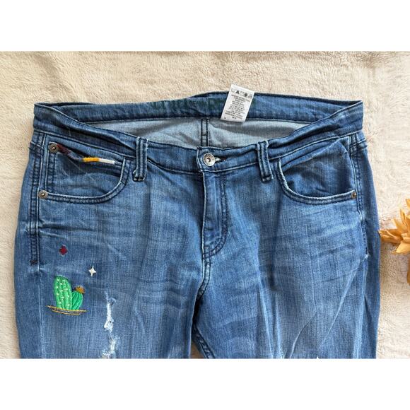Cactus Embroidery Cruel Jeans Size 30 Regular - Picture 7 of 10